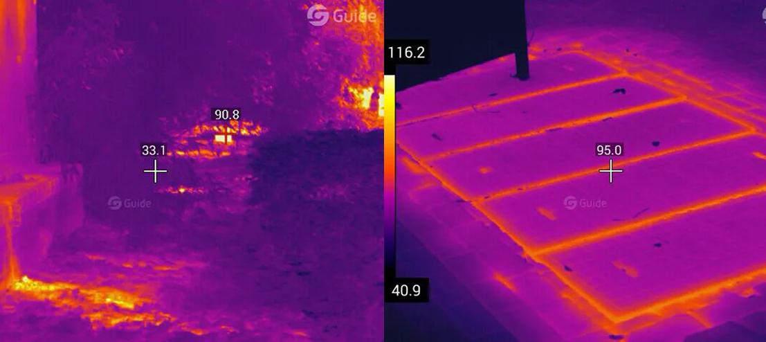 紅外熱成像儀供熱管道“體檢”忙！西北某大型熱電廠用它查漏
